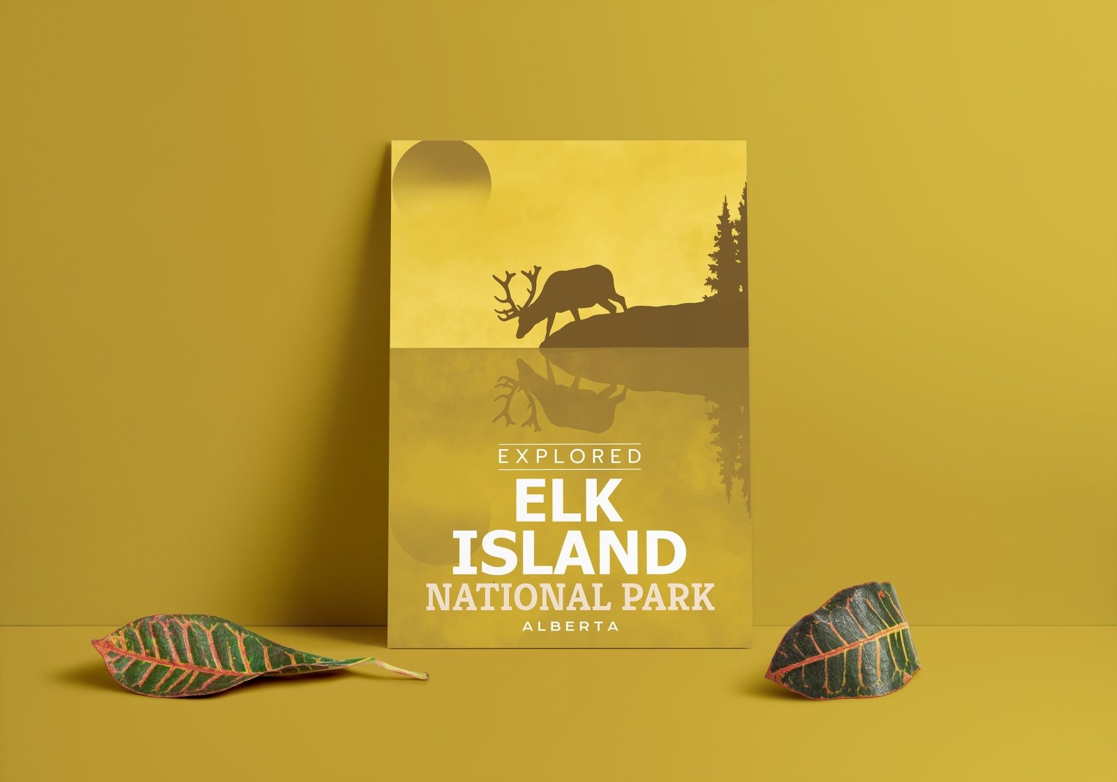 Elk Island National Park 'Explored' Poster, Canada Parks