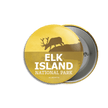 Elk Island National Park of Canada Pinback Button, Canada Parks