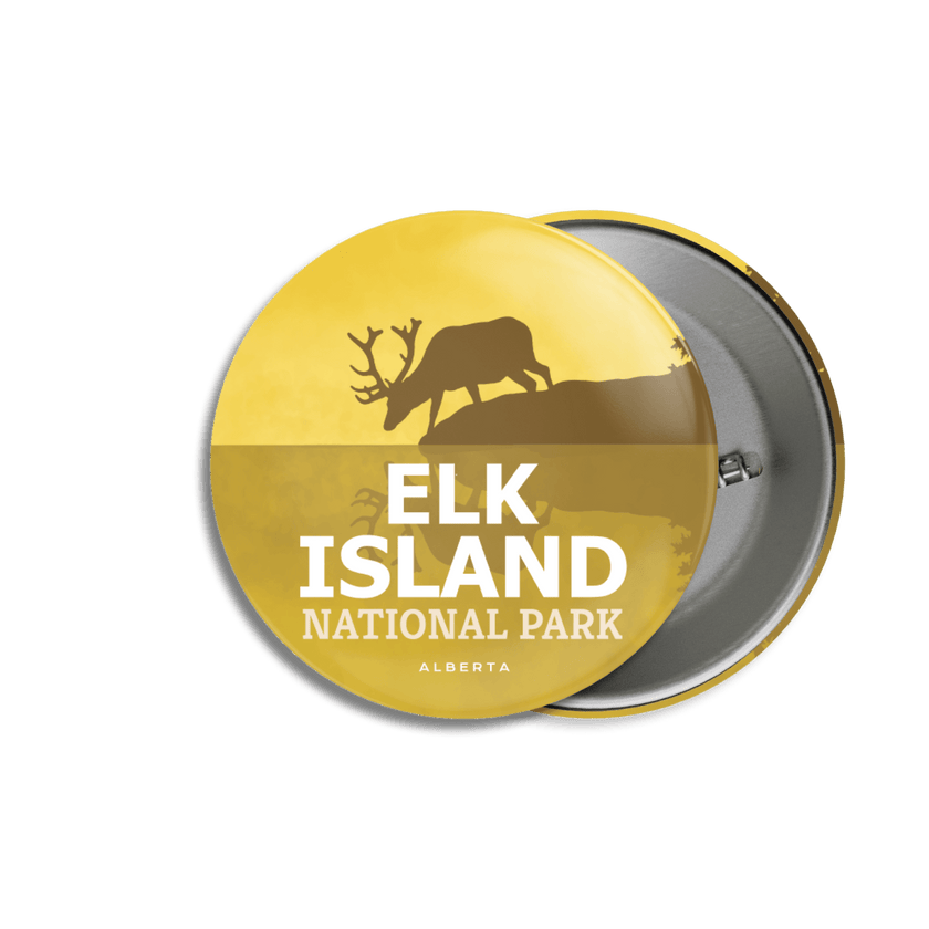 Elk Island National Park of Canada Pinback Button, Canada Parks