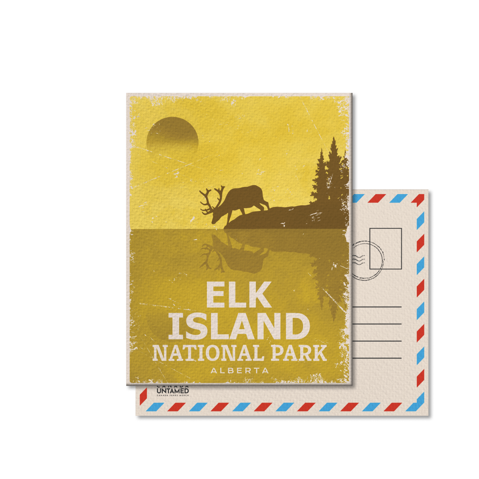 Elk Island National Park of Canada Postcard, Canada Parks