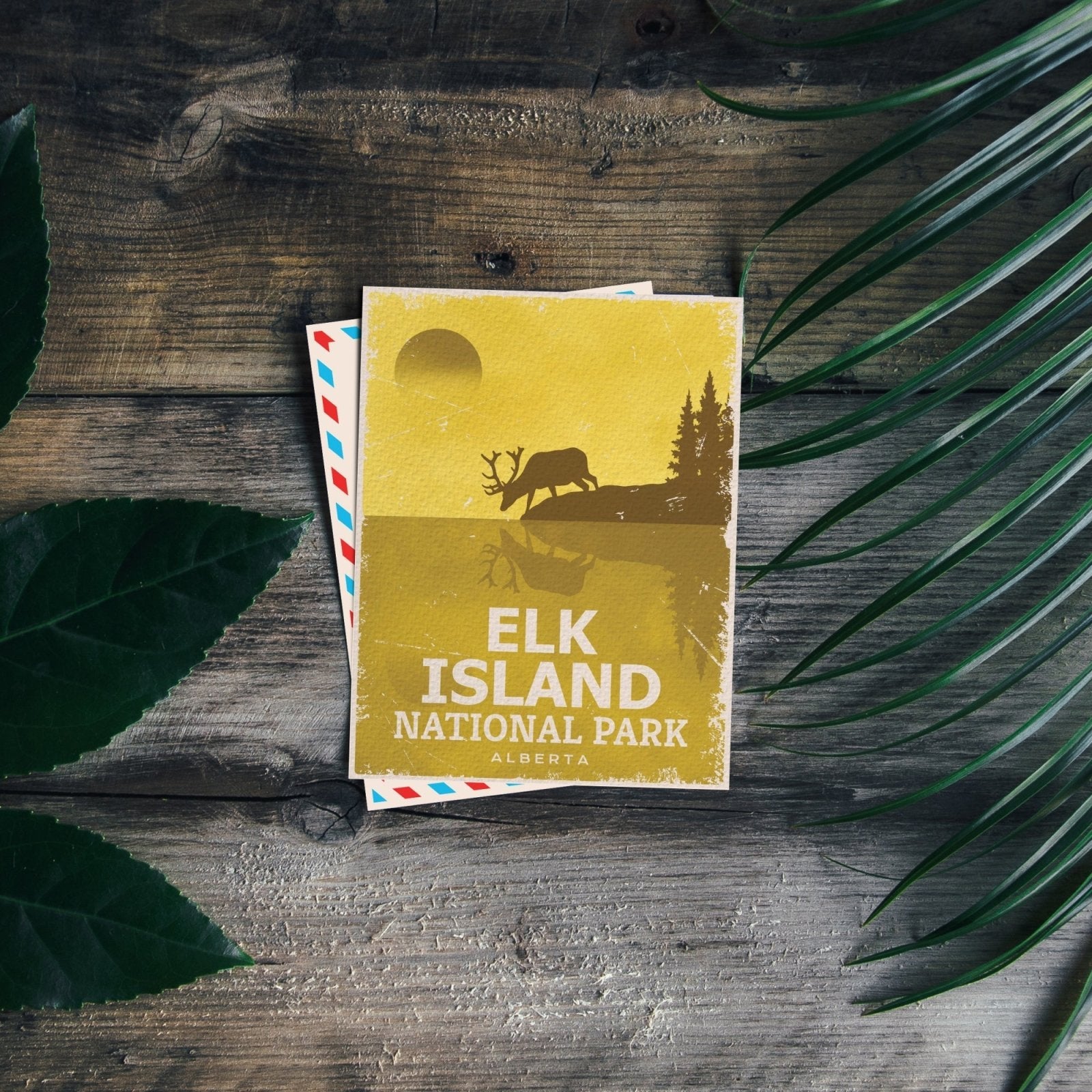 Elk Island National Park of Canada Postcard, Canada Parks