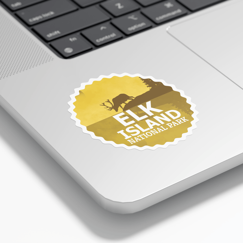 Elk Island National Park of Canada Waterproof Vinyl Sticker, Canada Parks