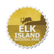 Elk Island National Park of Canada Waterproof Vinyl Sticker, Canada Parks