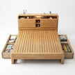 Ellie Crafted Solid Wood Smart Storage Bed