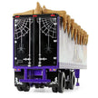 Elvira Mistress of the Dark Mack Super Liner with Flattop Sleeper and 40 Vintage Trailer