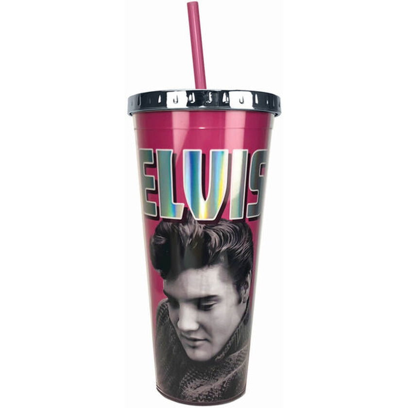 Elvis Pink Acrylic Foil Cup