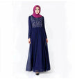 Embroidered Arab  Lace Long Sleeve Dress
