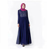 Embroidered Arab  Lace Long Sleeve Dress