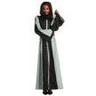 Embroidered Cotton Robe Abaya Dress for Arab Dubai Turkey Middle East Women.