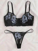 Embroidered Lace Charming Lingerie Temptation Lingerie Set