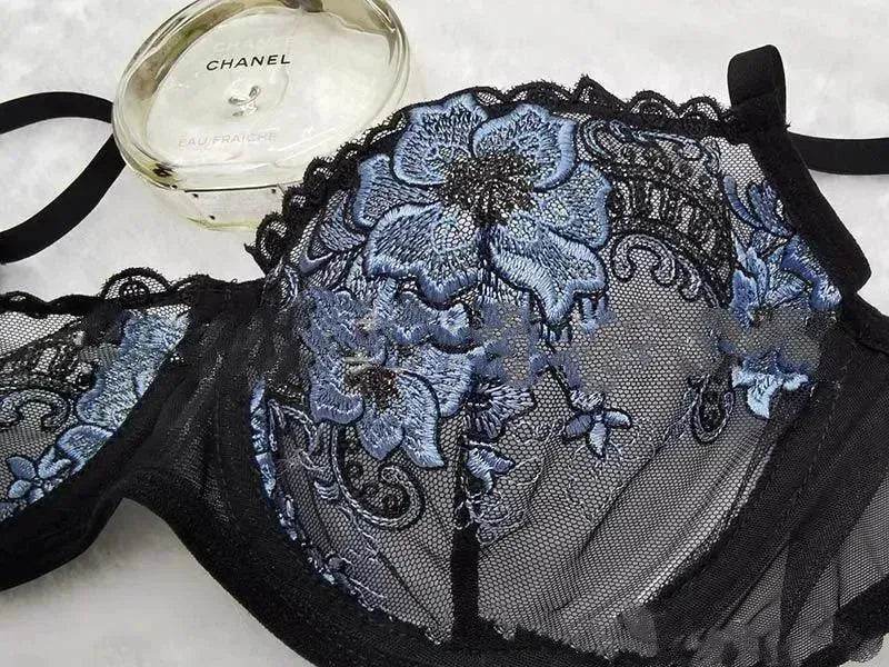 Embroidered Lace Charming Lingerie Temptation Lingerie Set