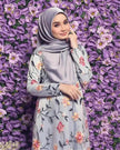 Embroidered Mesh Middle East Turkey Dress