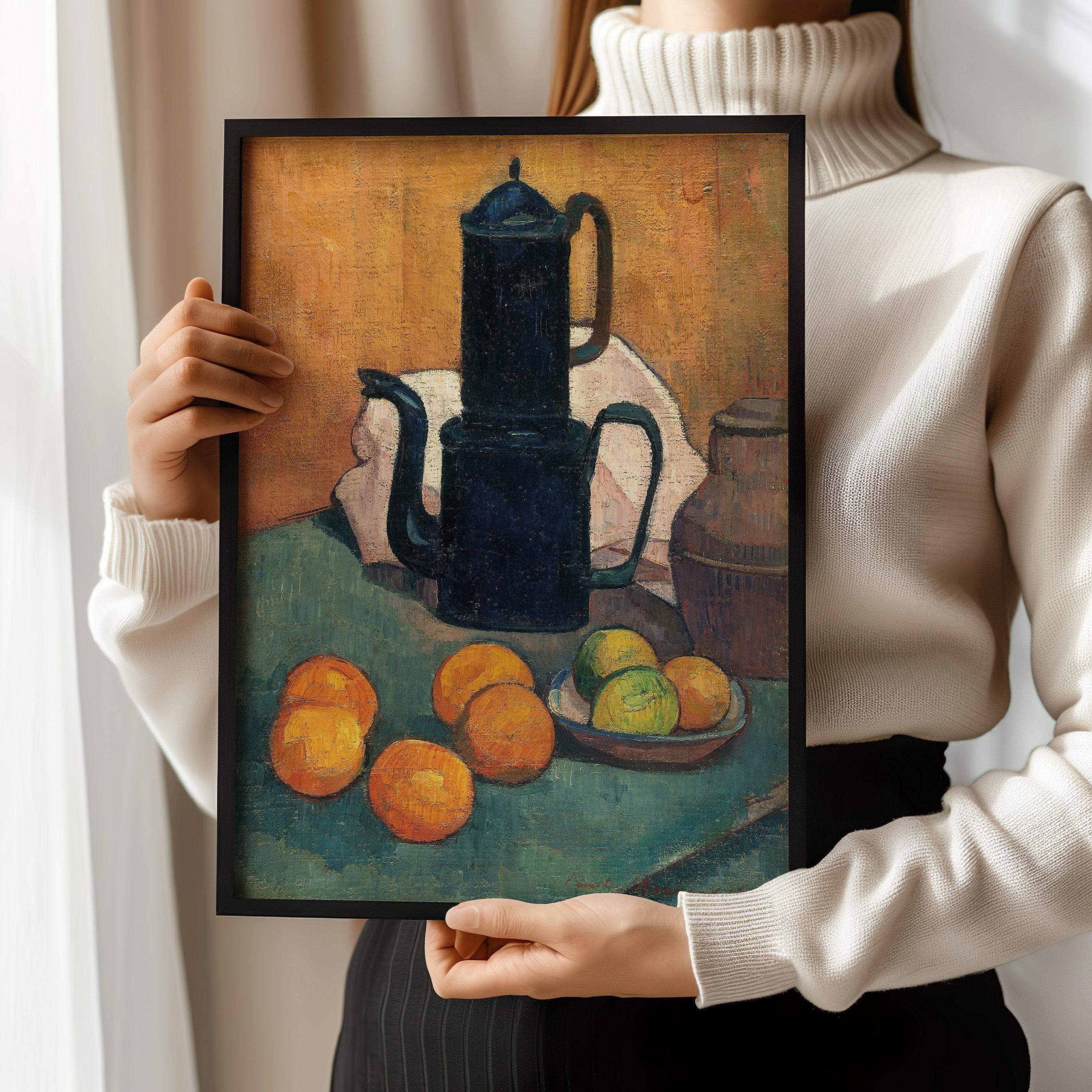 Emile Bernard Still Life Art Print: The Blue Coffee Pot (Framed or Unframed)