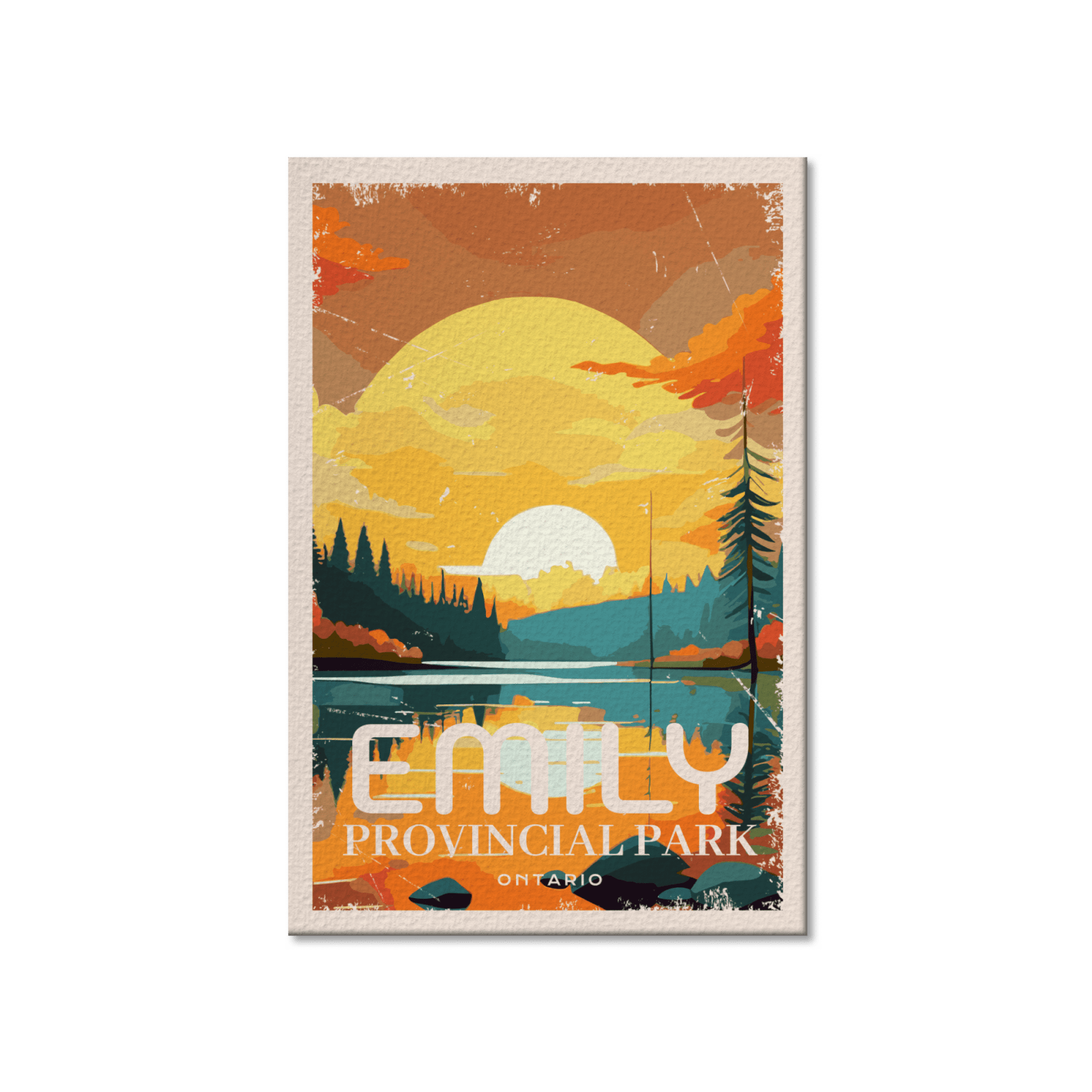 Emily Ontario Provincial Park Postcard, Canada Parks