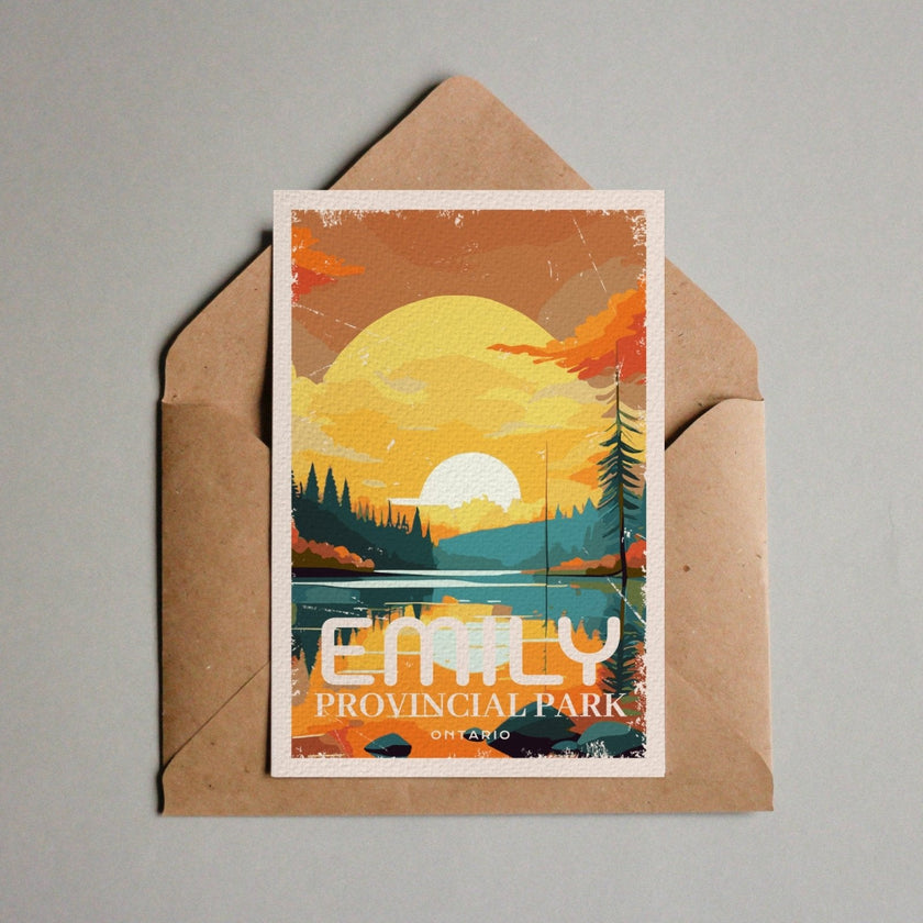 Emily Ontario Provincial Park Postcard, Canada Parks