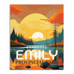 Emily Provincial Park 'Explored' Poster, Canada Parks