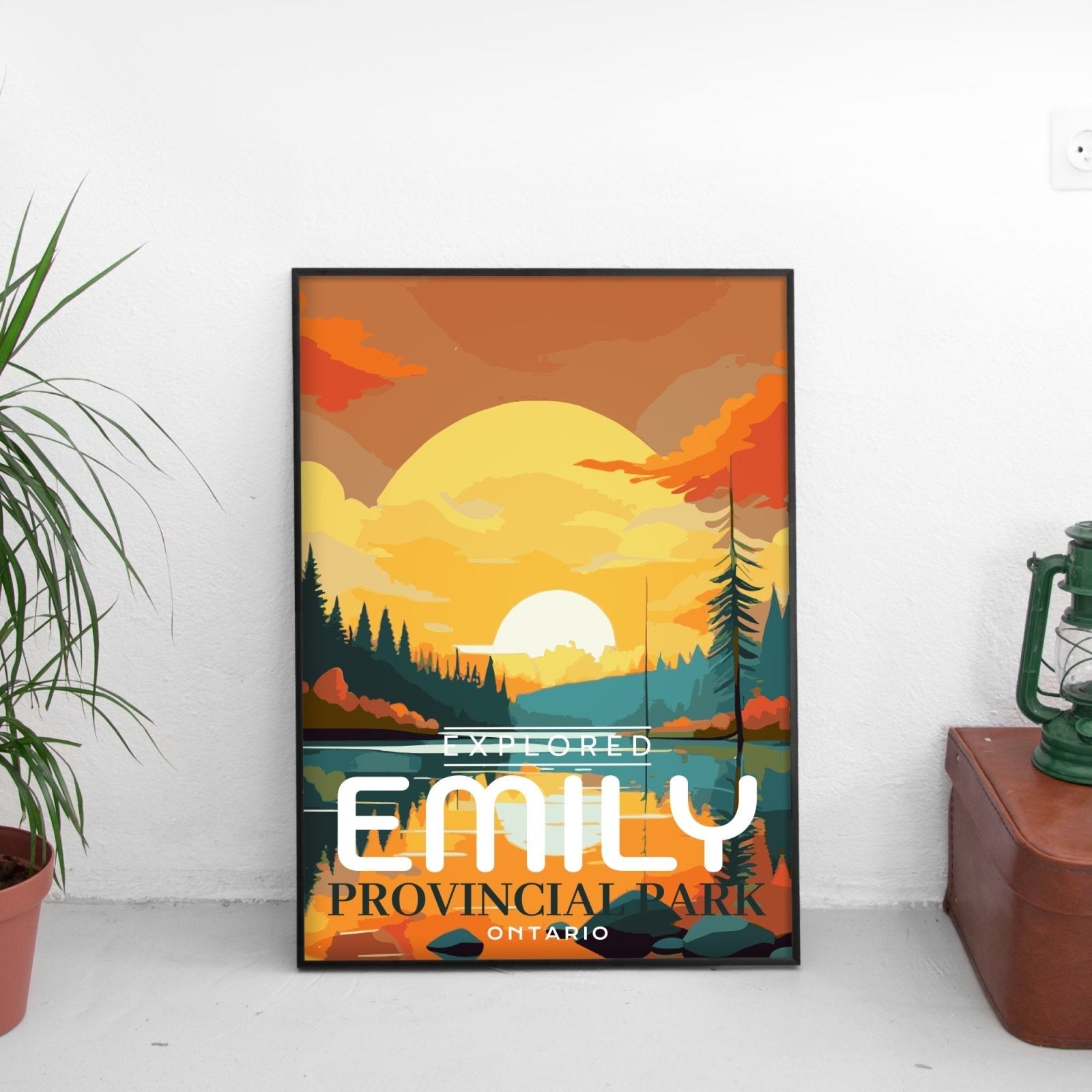 Emily Provincial Park 'Explored' Poster, Canada Parks