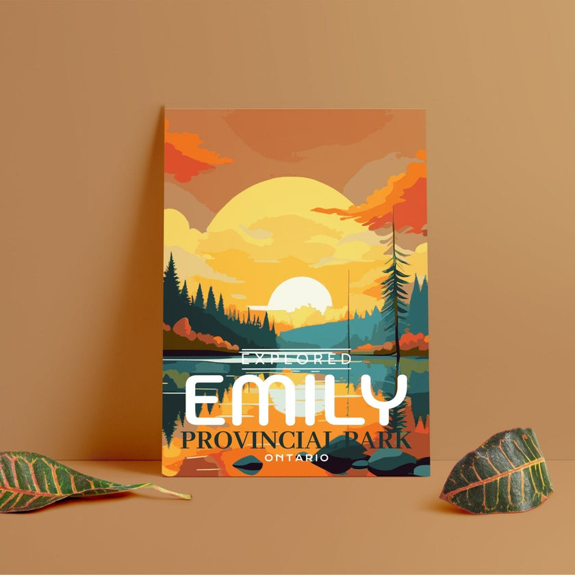 Emily Provincial Park 'Explored' Poster, Canada Parks