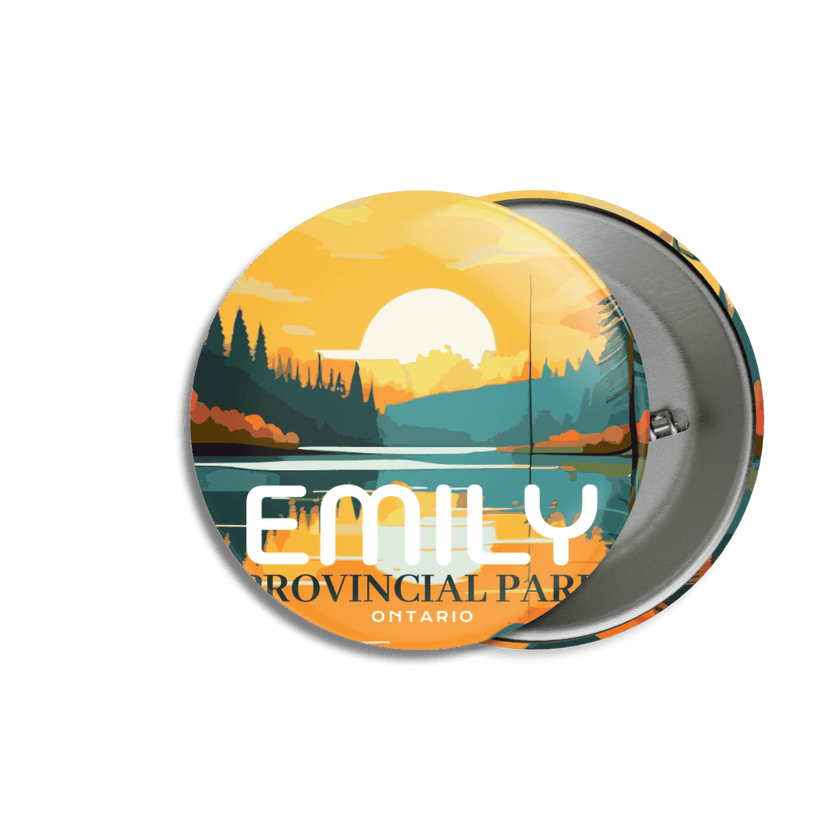 Emily Provincial Park of Ontario Pinback Button, Canada Parks
