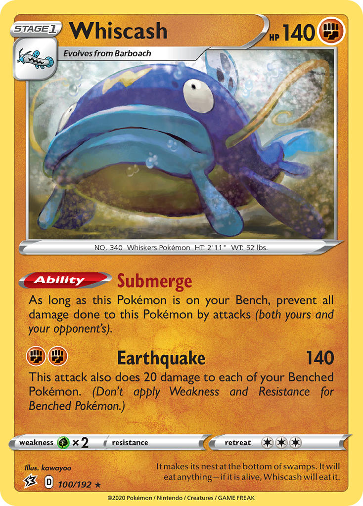 Whiscash 100/192