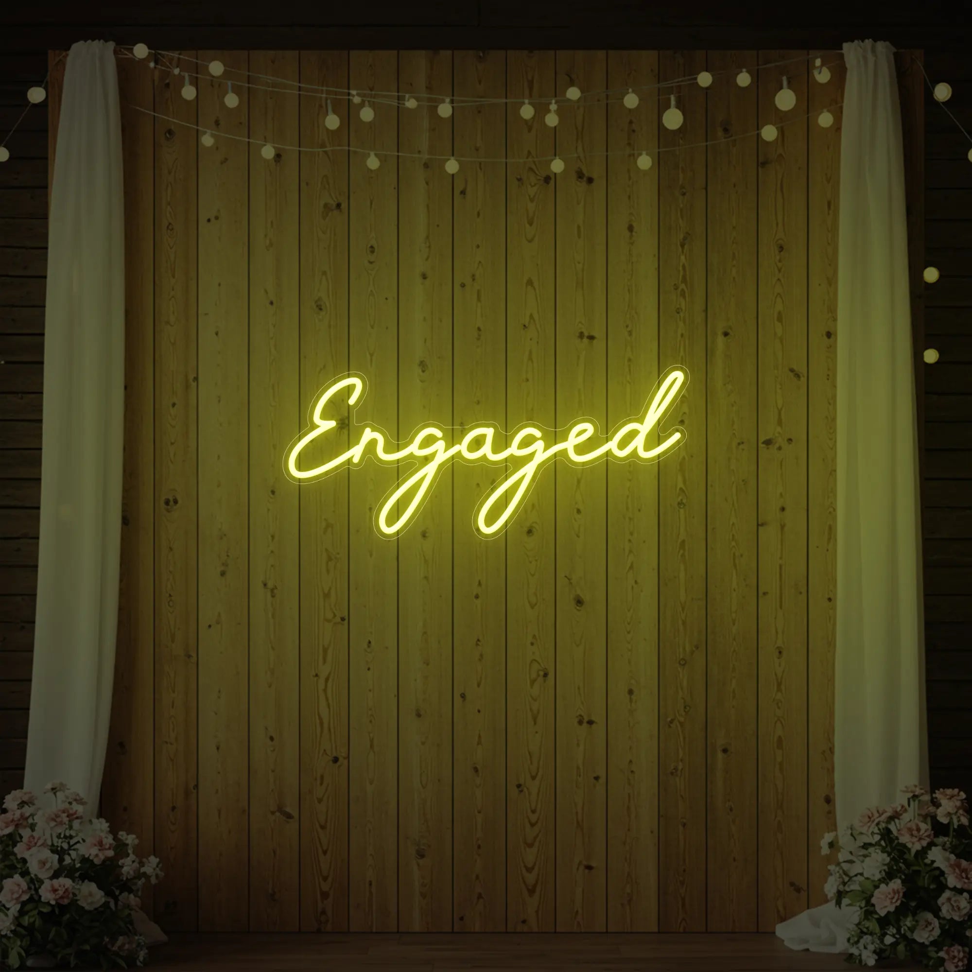 Engaged Neon Sign