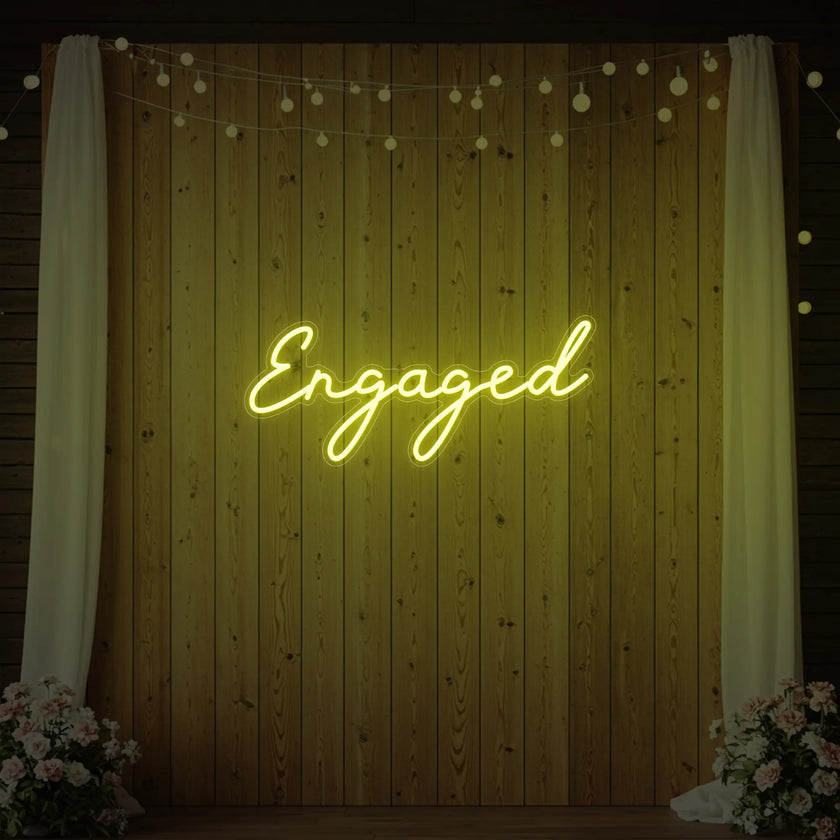 Engaged Neon Sign
