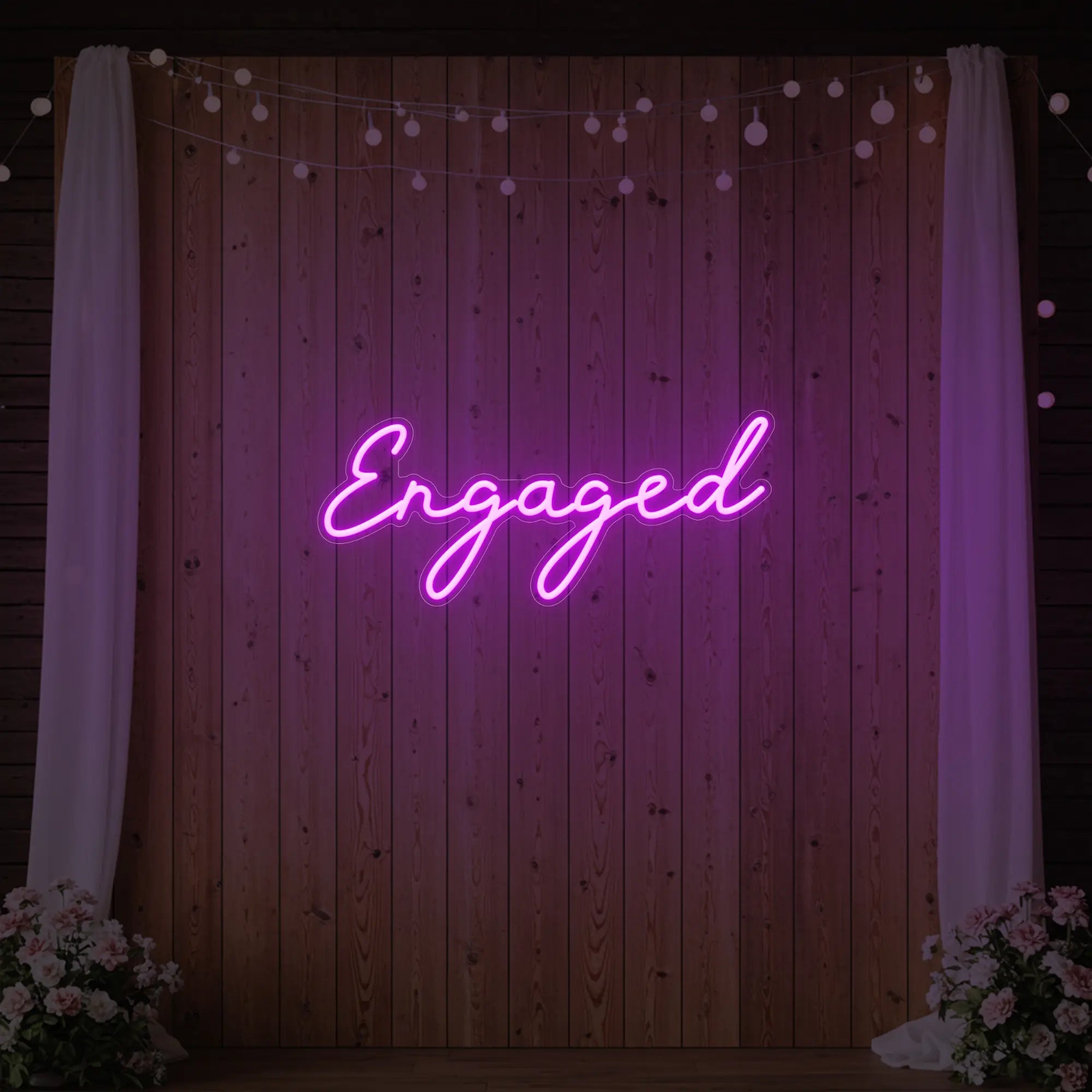 Engaged Neon Sign