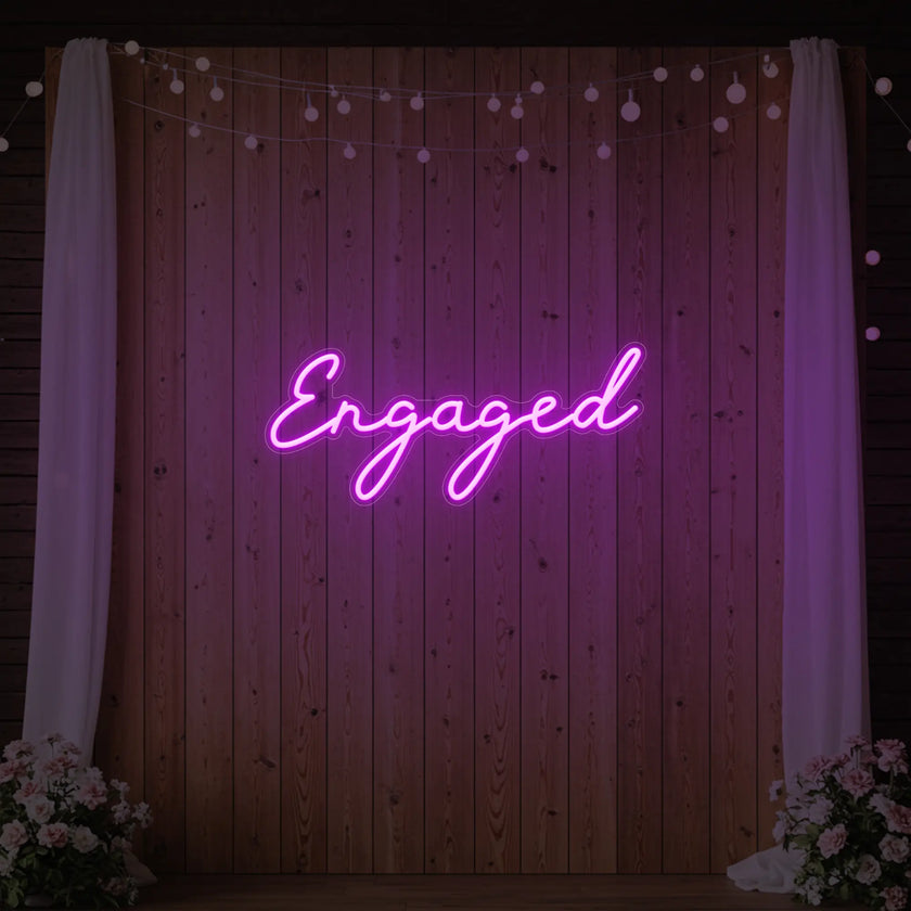 Engaged Neon Sign