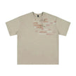 English Letter Short Sleeve Cotton