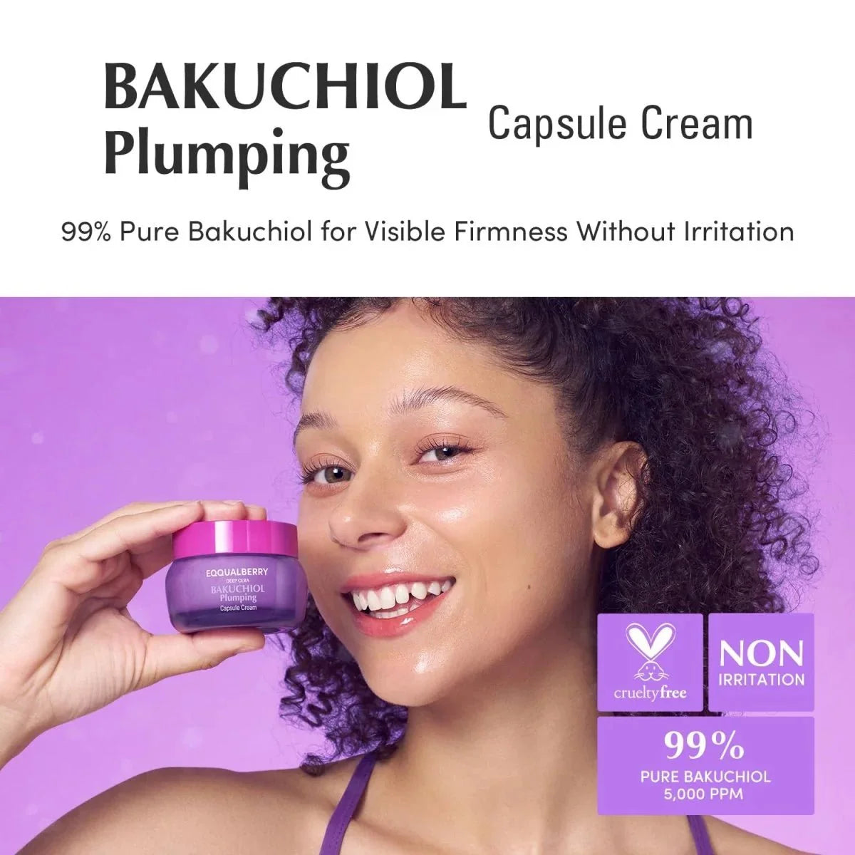 Eqqualberry Bakuchiol Plumping Capsule Cream 50ml