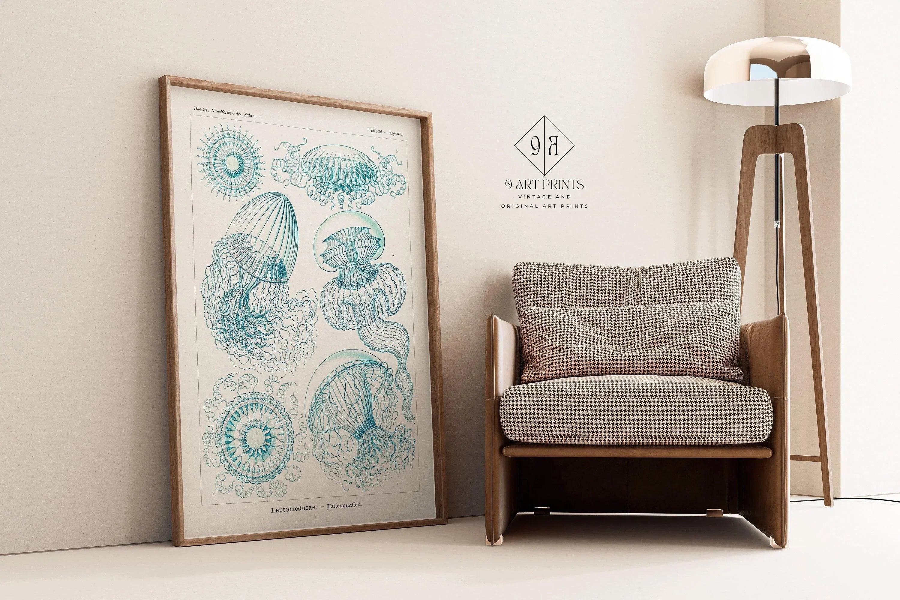 Ernst Haeckel Jellyfish Print: Vintage Marine Life Art