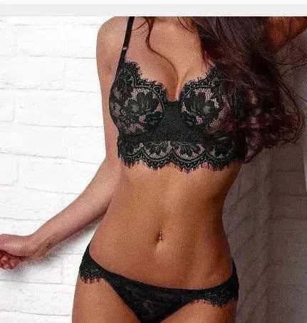 Erotic Lingerie Charming Mesh Lace Lingerie Set