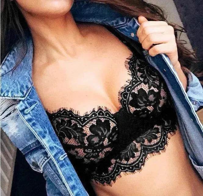 Erotic Lingerie Charming Mesh Lace Lingerie Set