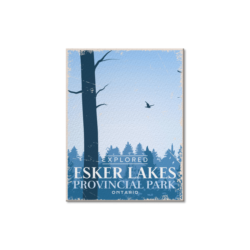 Esker Lakes Ontario Provincial Park Postcard, Canada Parks