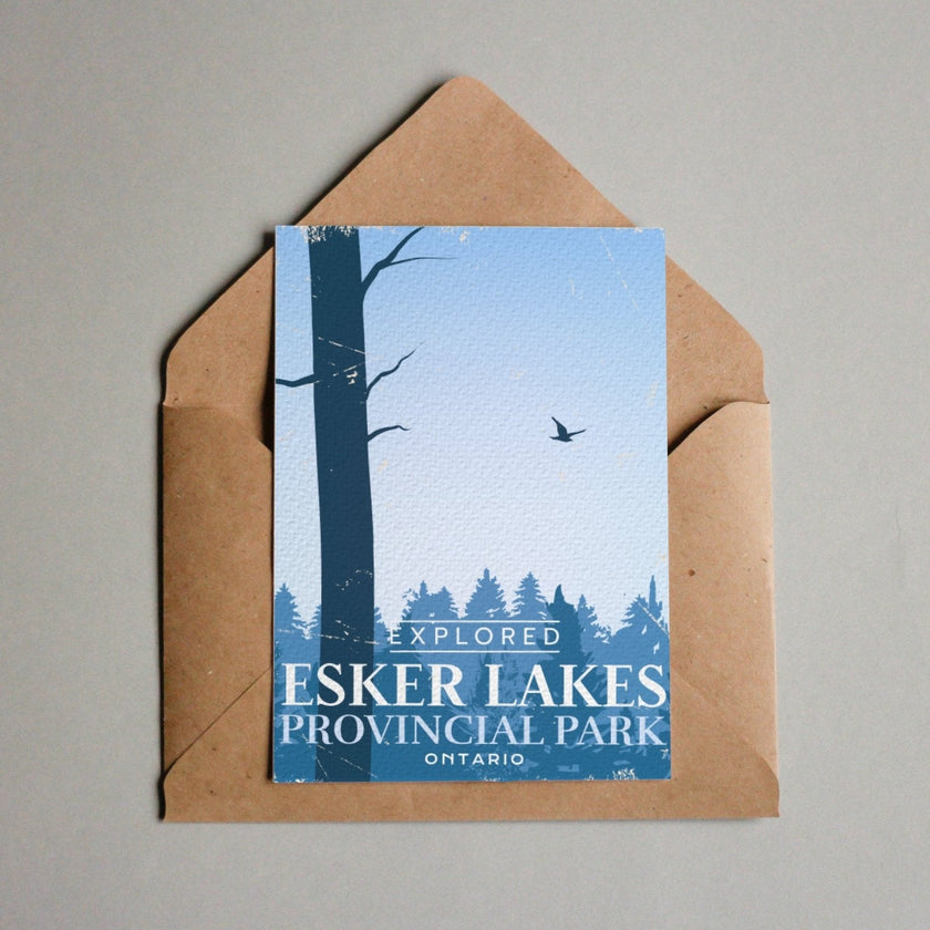 Esker Lakes Ontario Provincial Park Postcard, Canada Parks