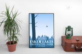Esker Lakes Provincial Park 'Explored' Poster, Canada Parks