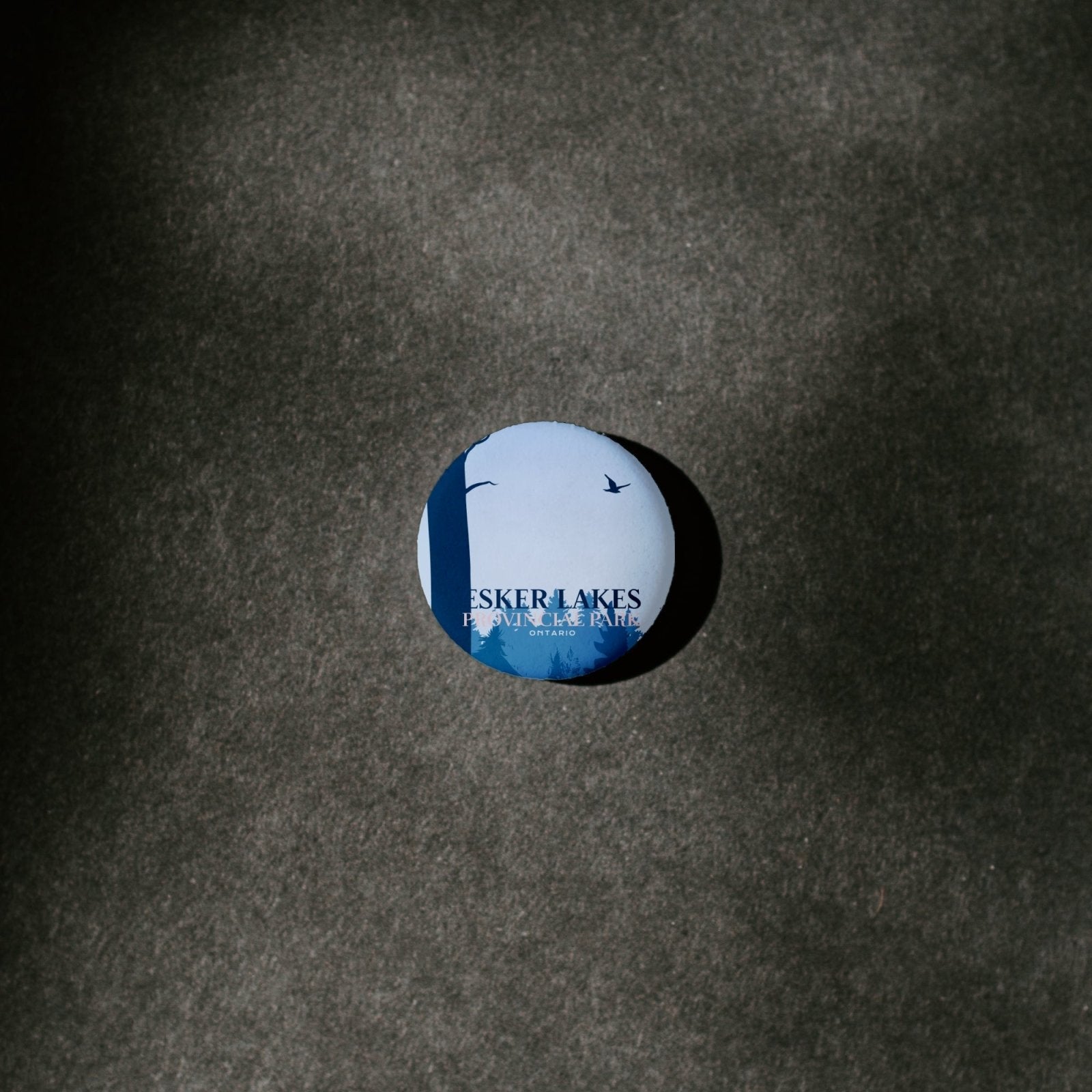 Esker Lakes Provincial Park of Ontario Pinback Button, Canada Parks
