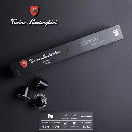 Espresso Capsules – Black | Nespresso Compatible