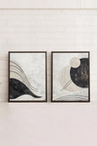 MINIMALIST UNIVERSE DUO (2 Oeuvres sur toile étirée)