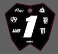 RTR front plate decal