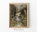 Vintage Forest Landscape Art Print L0120