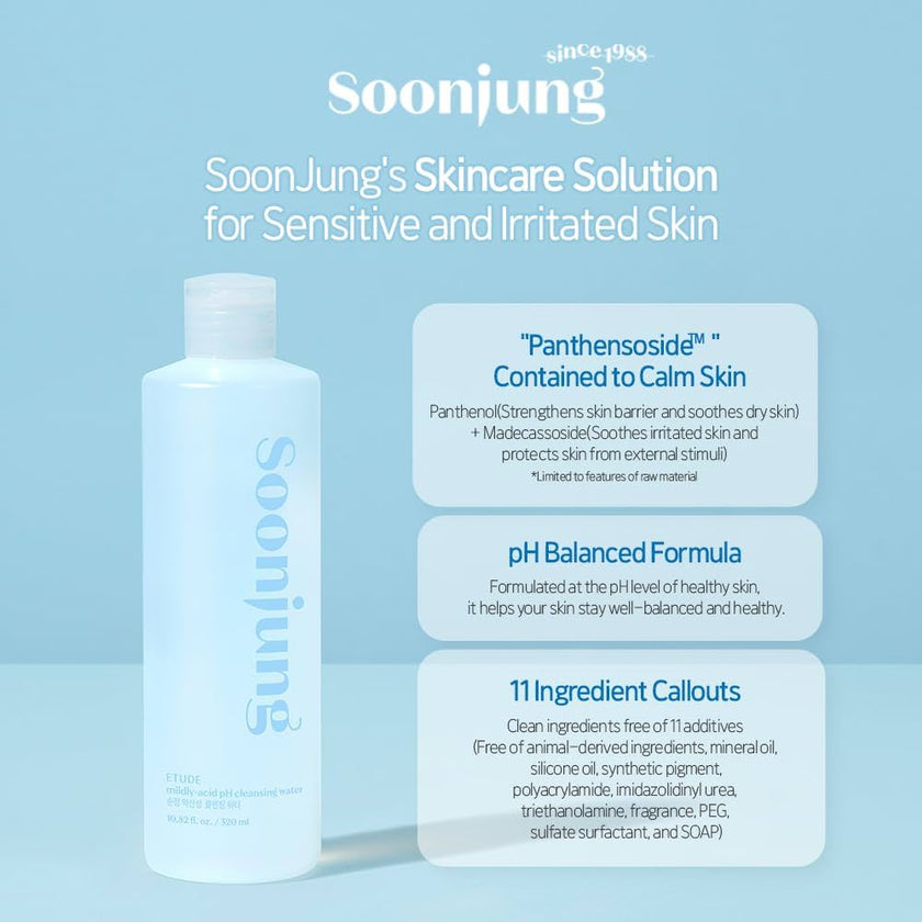 Etude House Soonjung 5.5 Cleansing Water 320ml
