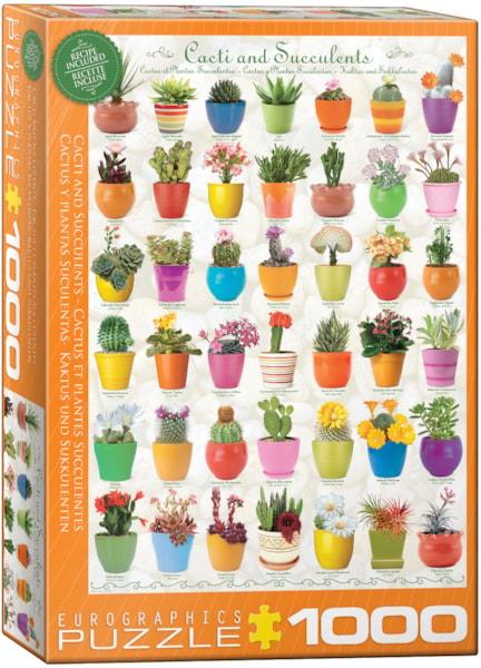 Eurographics - Cactus et plantes grasses (Jigsaw Puzzle 1000 pièces)
