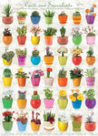 Eurographics - Cactus et plantes grasses (Jigsaw Puzzle 1000 pièces)