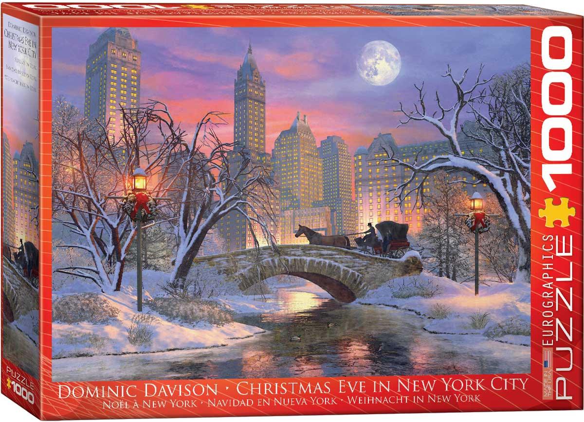 Eurographics - Christmas Evein New York City (1000-Piece Puzzle)