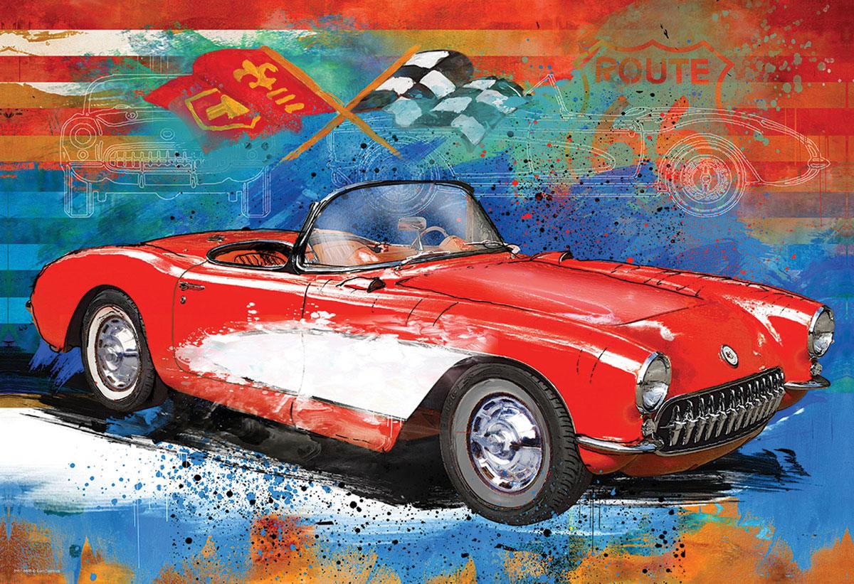 Eurographics - Corvette en croisière (boîte de puzzle de 550 pièces)