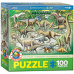 Eurographics - Dinosaurs (Puzzle 100 pièces)