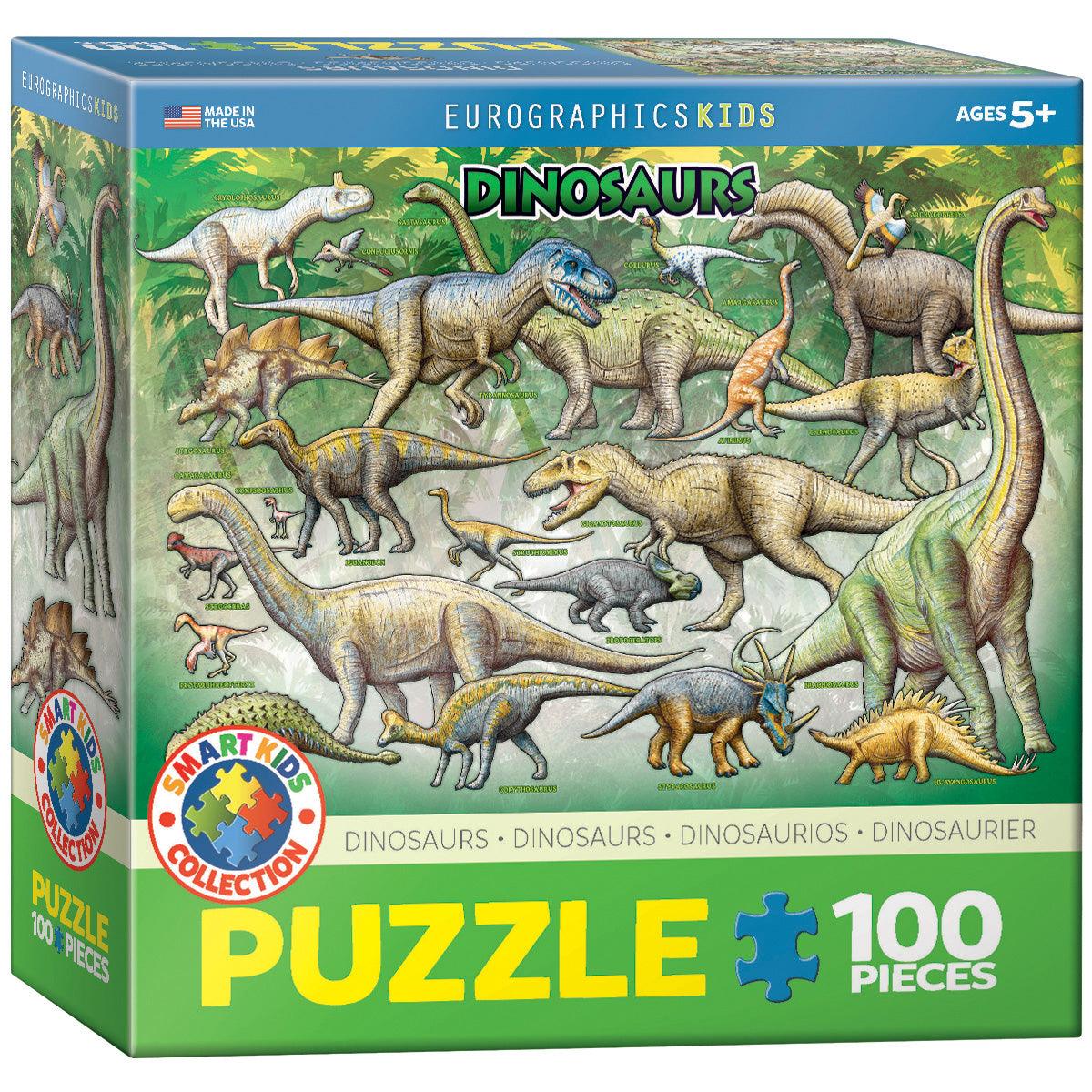 Eurographics - Dinosaurs (Puzzle 100 pièces)