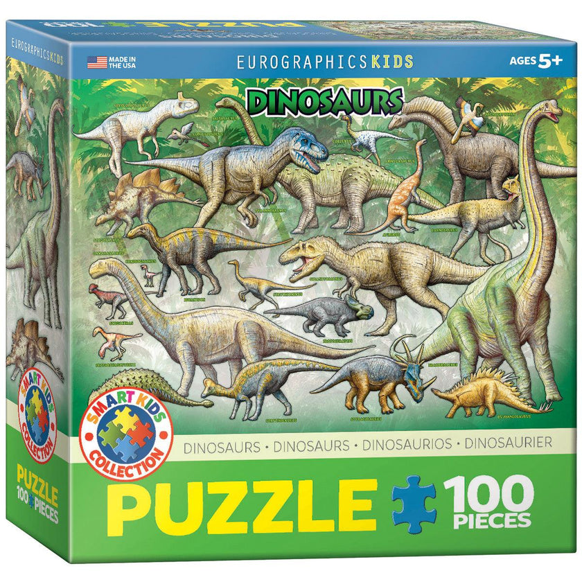 Eurographics - Dinosaurs (Puzzle 100 pièces)