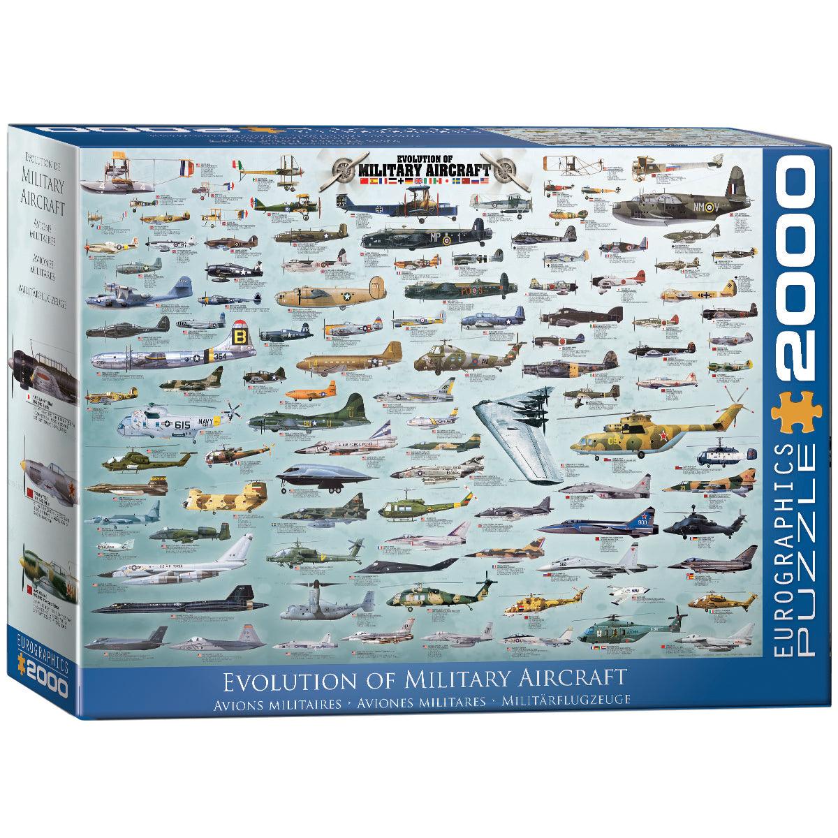 Eurographics - Évolution de l'aviation militaire (puzzle de 2000 pièces)